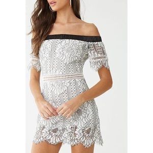 NWT Lace Off the Shoulder Dress